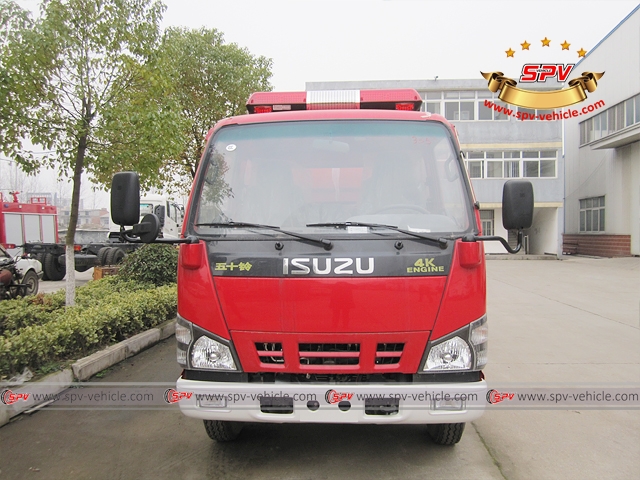 Front view of Fire Apparatus ISUZU Front view of Fire Apparatus ISUZU